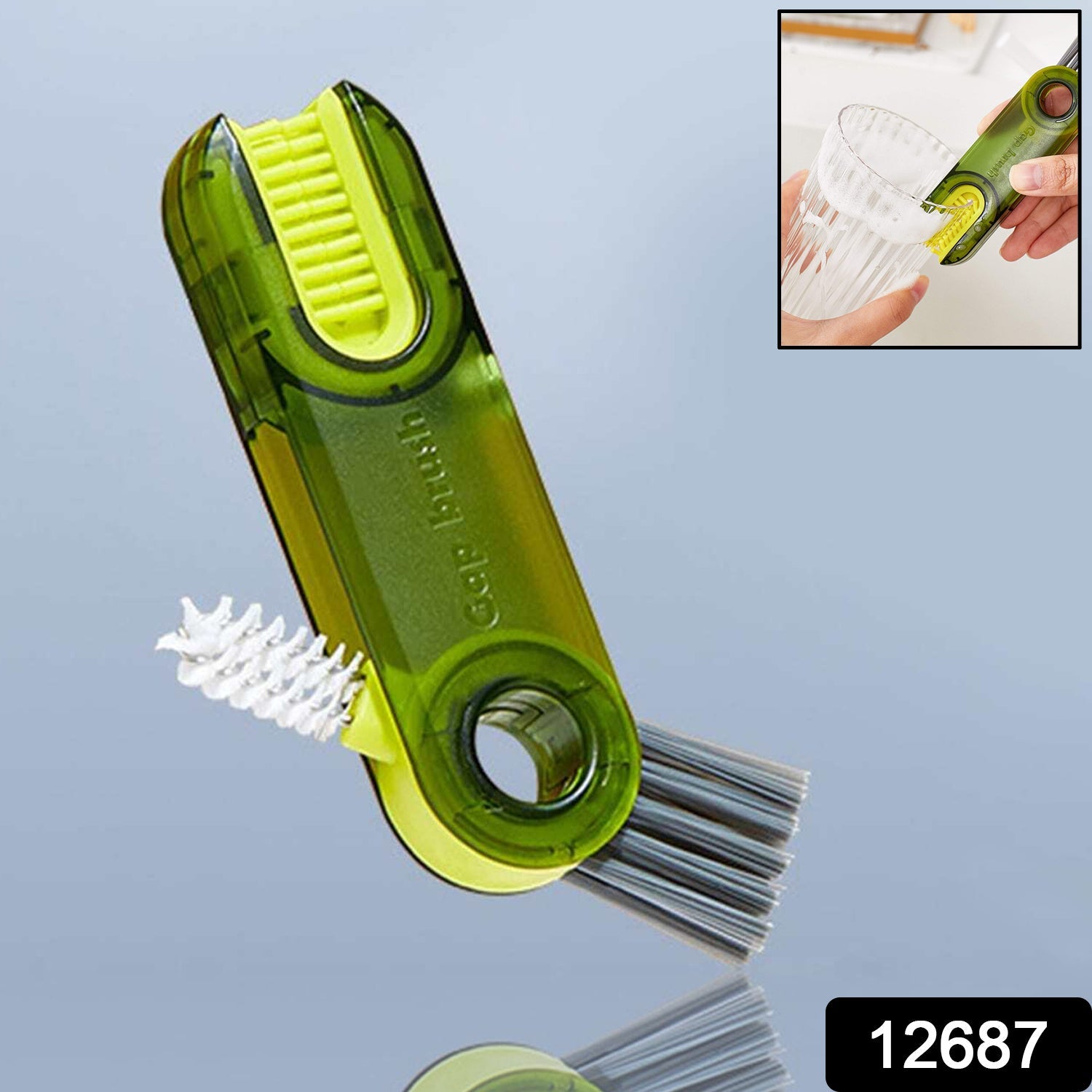 3-in-1 Multifunctional Bottle & Cup Cleaning Brush – Lid & Cover Scrubber for Kitchen (1 Pc) 3-in-1 Multifunctional Bottle & Cup Cleaning Brush – Lid & Cover Scrubber for Kitchen (1 Pc)